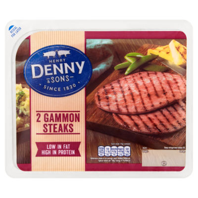 Denny 2 Gammon Steaks