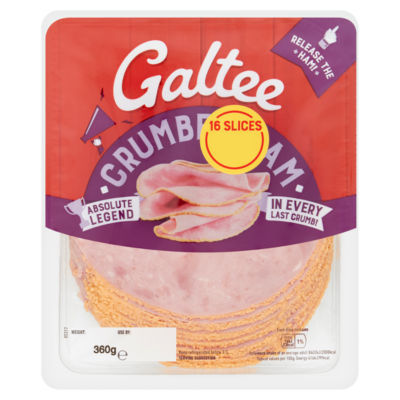 Galtee Crumbed Ham 16 Slices 360g