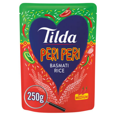 Tilda Microwave Peri Peri Basmati Rice 250g