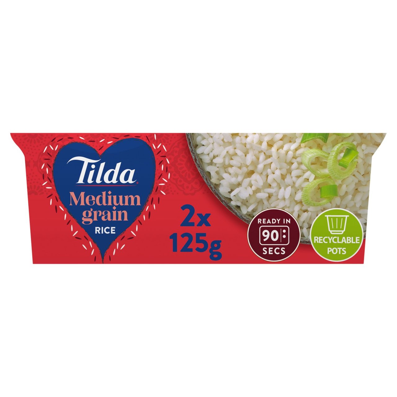 Tilda Pots Medium Grain Rice