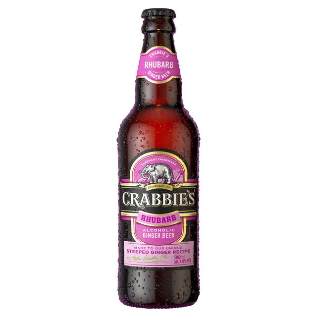 Crabbie's Rhubarb Alcoholic Ginger Beer 500ml