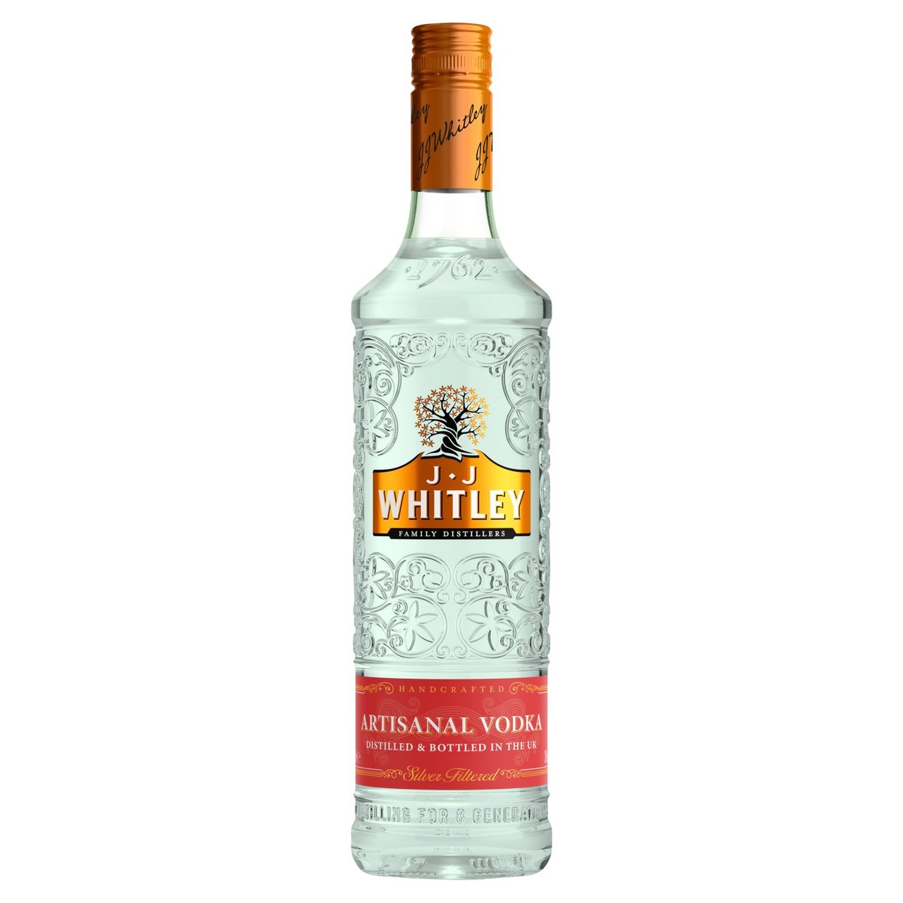 J.J. Vodka Artisanal Vodka 70cl