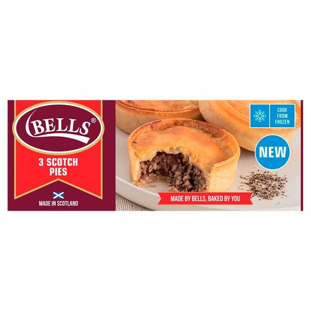 Bells Scotch Pies 3 Pack 420g