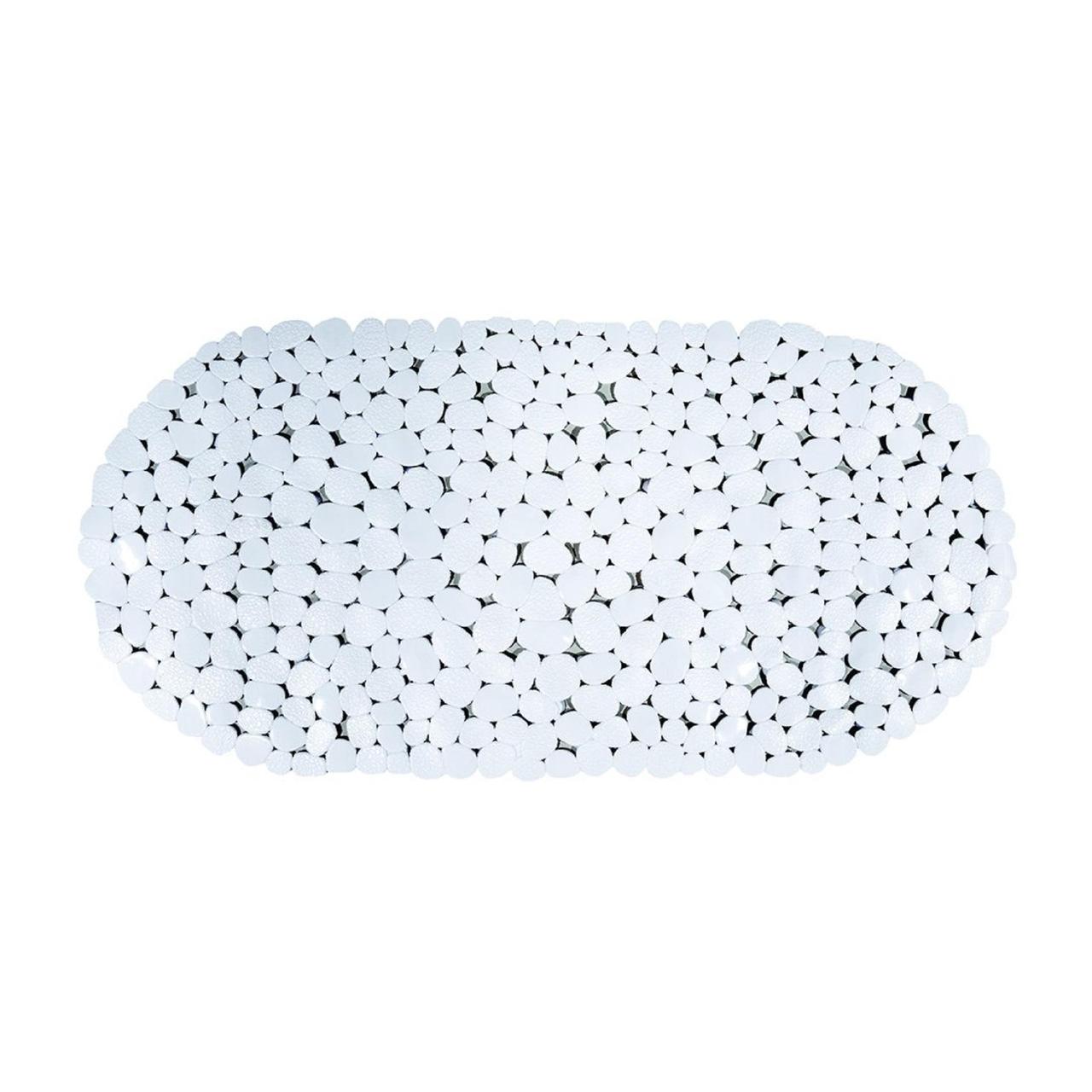 Aqualona Pebbles White Bath Mat