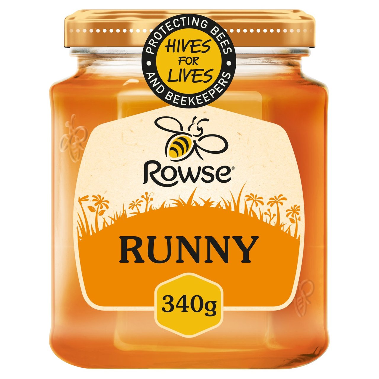 Rowse Pure & Natural Runny Honey 340g