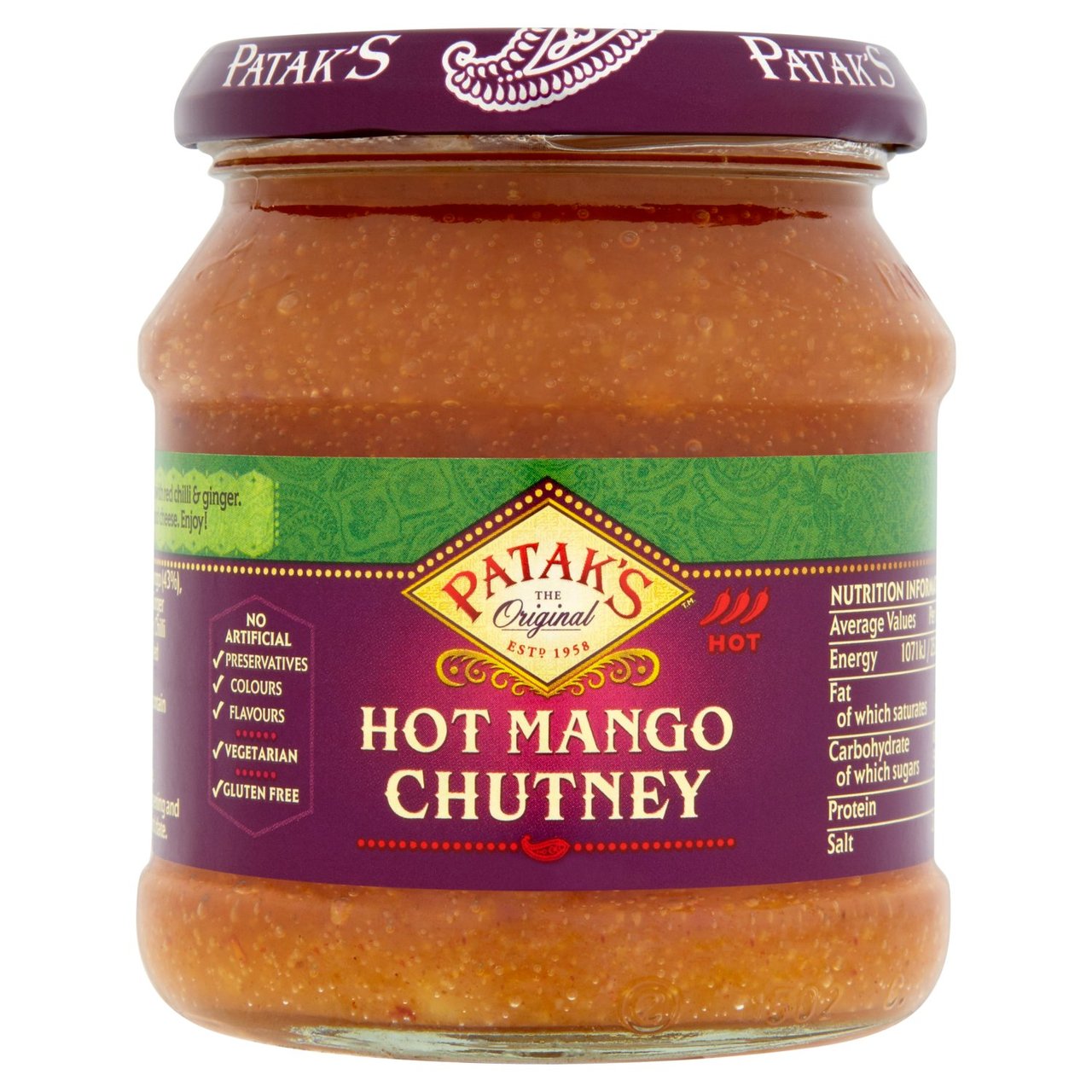 Patak's Hot Mango Chutney