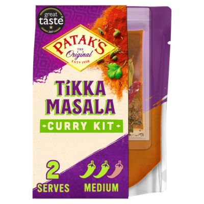 Patak's Tikka Masala Curry Sauce Kit