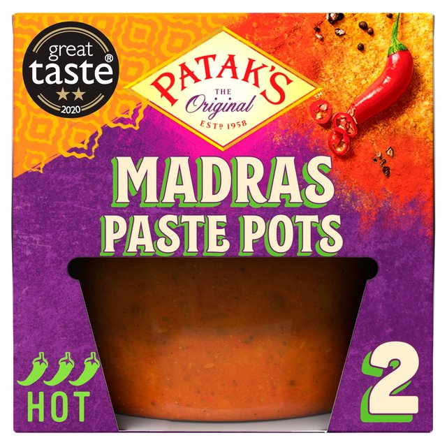 Patak's Madras Paste Pots 2x70g