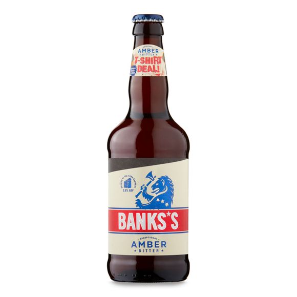 Banks's Amber Bitter Beer Bottle 500ml