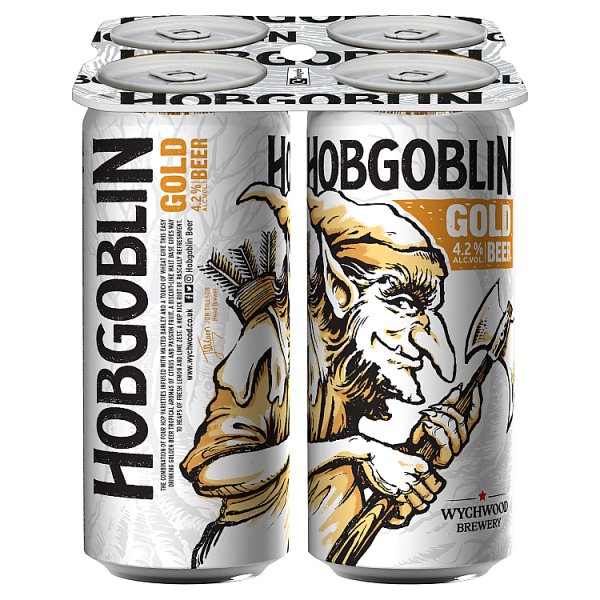 Hobgoblin Gold Ale Beer Cans