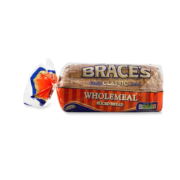 Brace's Classic Wholemeal Sliced Bread 800g