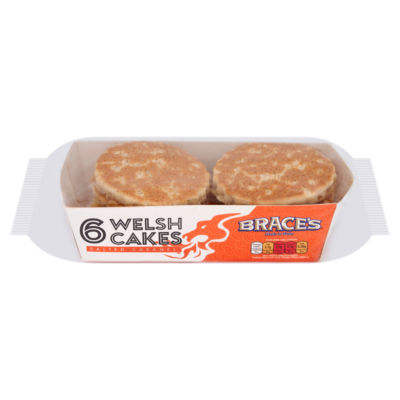 Braces 6 Salted Caramel Welsh Cakes