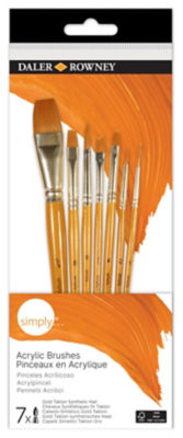 Simply Paint brushes 7 pack