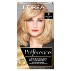 L'Oreal Paris Preference Permanent Hair Dye California Light Blonde 8