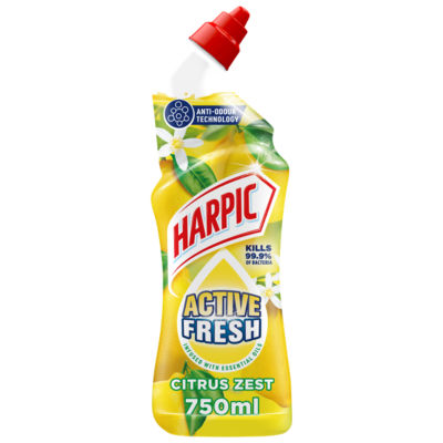 Harpic Active Fresh Toilet Cleaner Gel Citrus 750ml