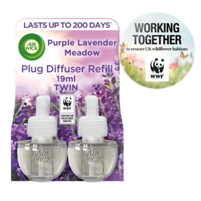 Air Wick Electrical Plug In Refill, Purple Lavender Meadow - 2 Refills