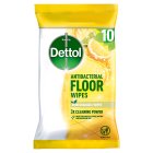 Dettol Multi Purpose Antibacterial Floor Cleaning Wipes Lemon 10 per pack