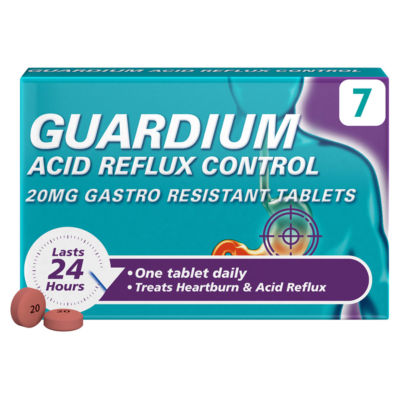 Guardium Acid Reflux Control Tabs Heartburn Indigestion