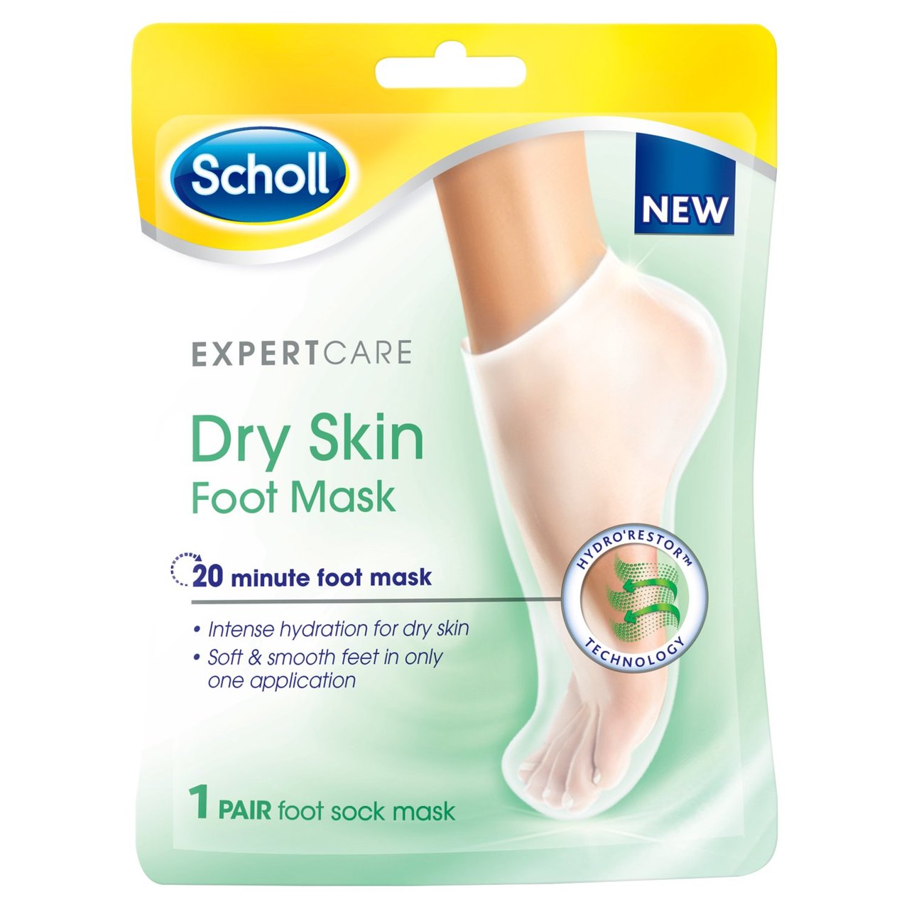 Scholl Dry Skin Foot Mask 