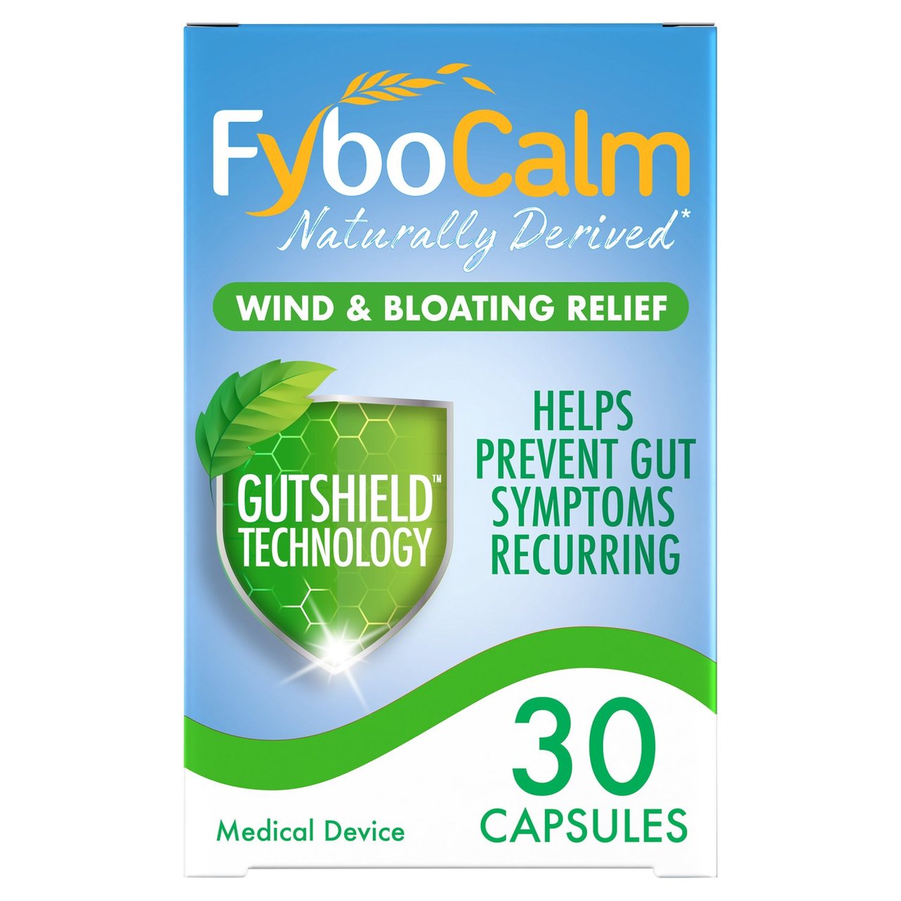 Fybocalm Natural Wind & Bloating Relief Capsules 30 per pack