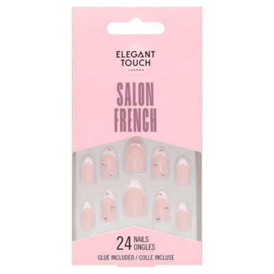 Elegant Touch 24 Salon French Nails Ongles