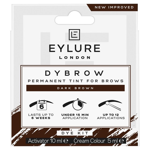 Eylure Dybrow Eyebrow Dye Kit Dark Brown 