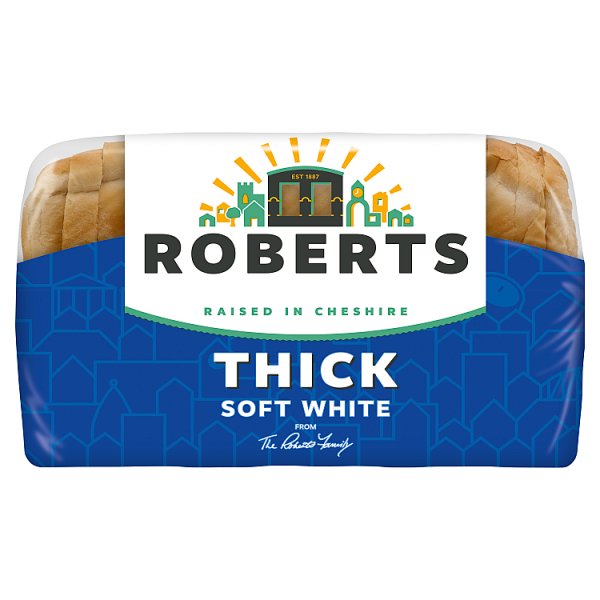 Roberts Thick Sliced White Bread 800g