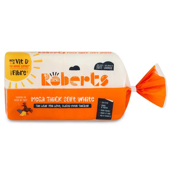 Roberts Mega Thick Soft White 800g