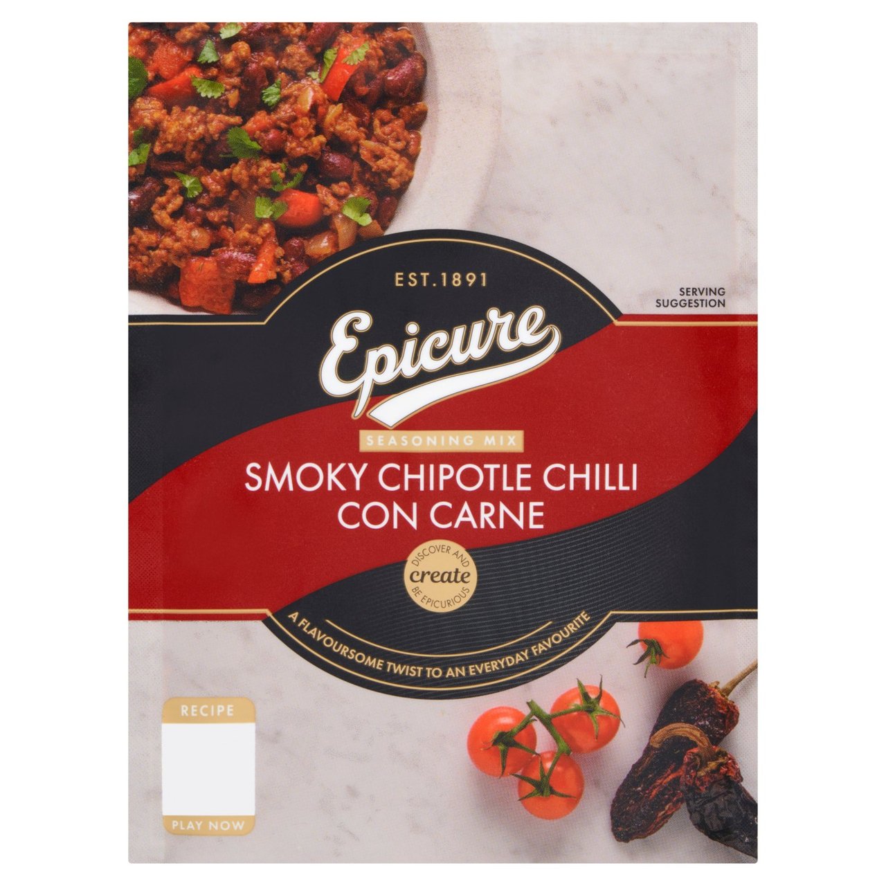 Epicure Smoky Chipotle Chilli Con Carne Recipe Mix