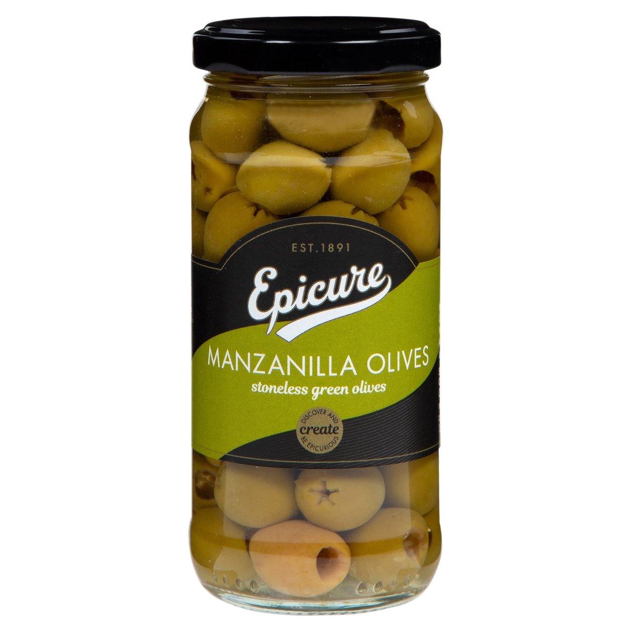 Epicure Manzanilla Stoneless Green Olives