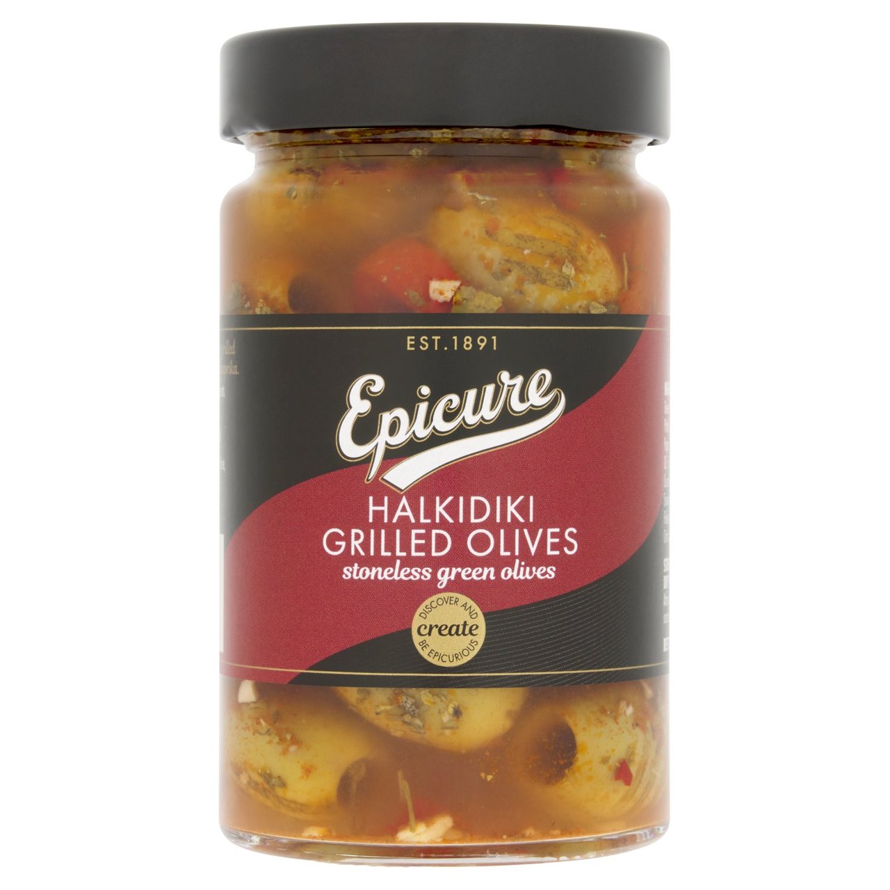 Epicure Halkidiki Grilled Stoneless Olives