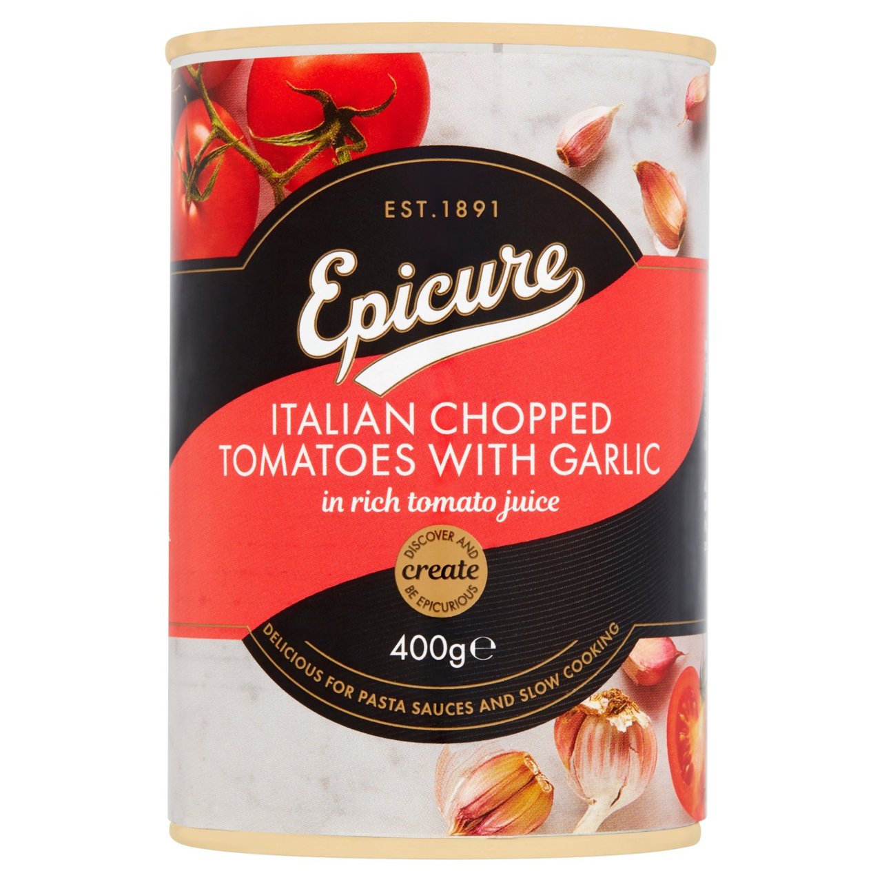 Epicure Italian Chopped Tomatoes & Garlic 