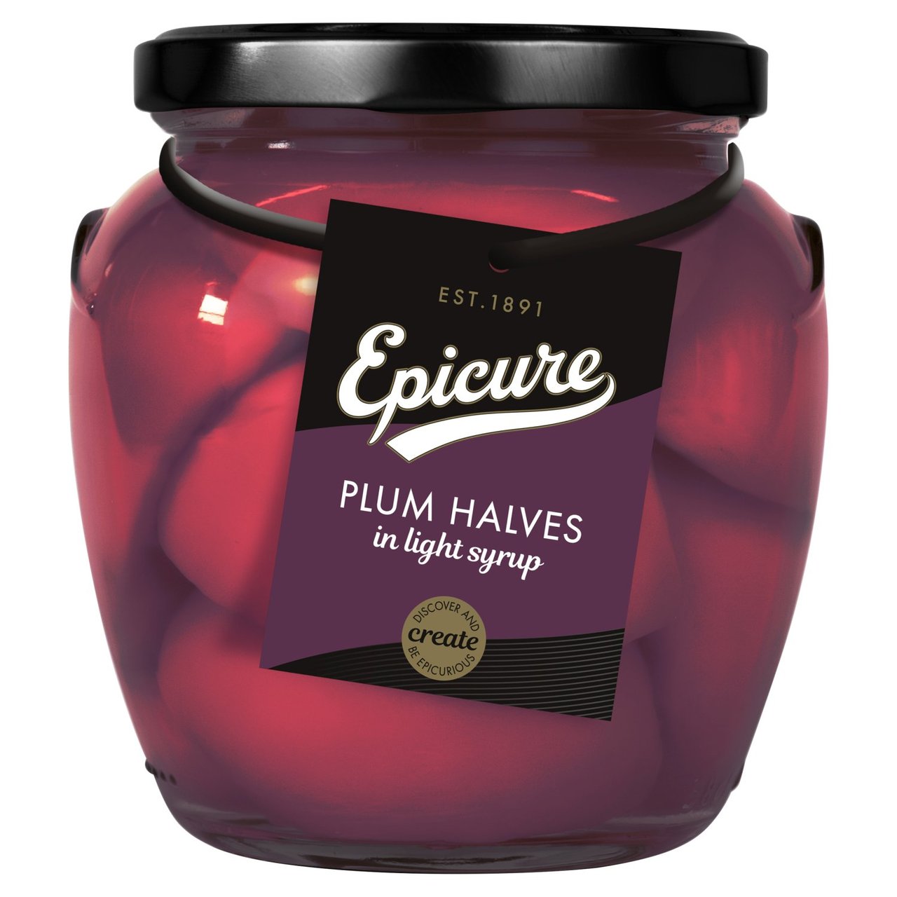 Epicure Plum Halves in Syrup