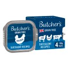 Butcher's Succulent Recipes Wet Dog Food Trays 4x150g