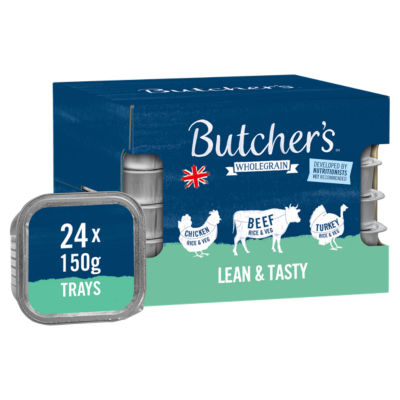 Butcher's Lean & Tasty Low Fat Dog Food Trays