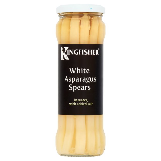 Kingfisher White Asparagus Spears In Water, With Added Salt (330g) 205g