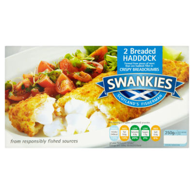 Swankies 2 Breaded Haddock Fillets