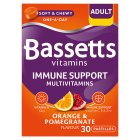 Bassetts Vitamins Immune Support Multivitamins Adult Orange & Pomegranate Flavour Pastilles x30