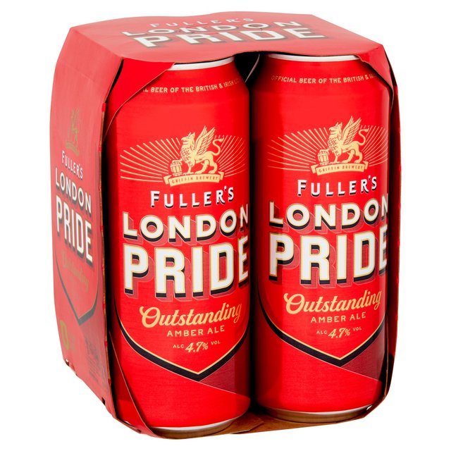 Fuller's London Pride Amber Ale Cans 4 x 500ml