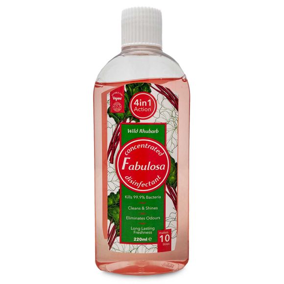 Fabulosa Wild Rhubarb Concentrated Disinfectant 220ml
