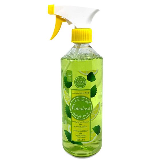 Fabulosa Spray Concentrated Disinfectant - Lemon Mint Leaf 500ml