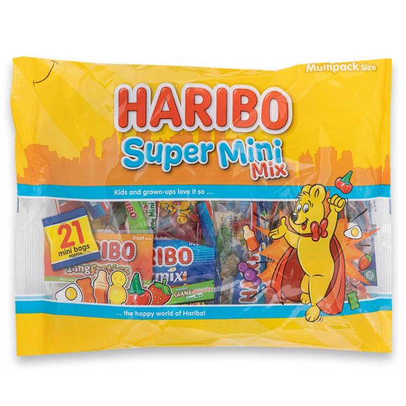 Haribo Super Mini Mix Multipack Bag 336g