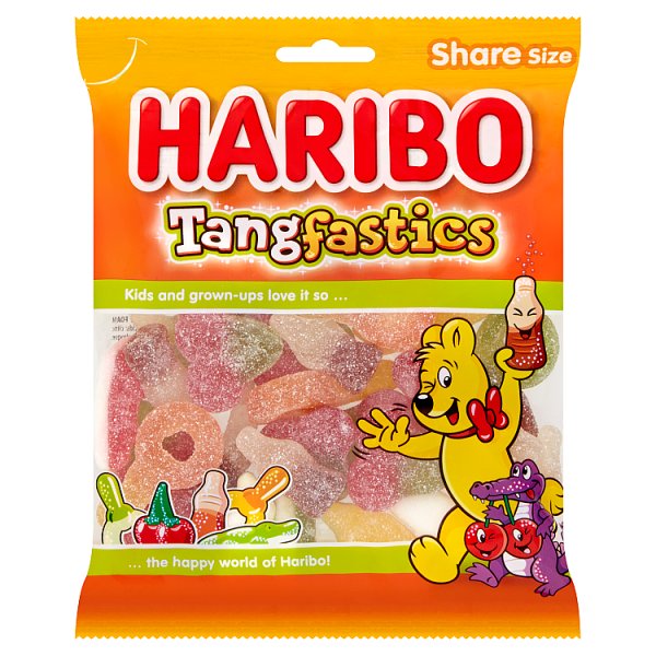 Haribo Tangfastics Fizzy Sweets Sharing Bag