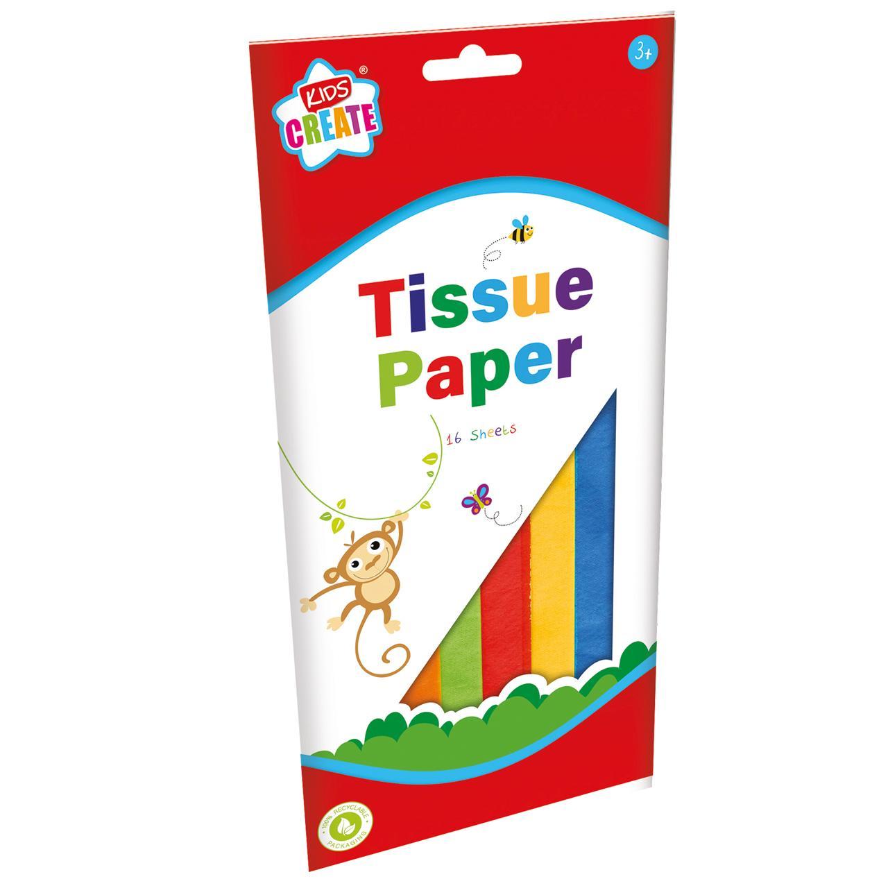 Kids Create Tissue Paper 20 Sheets 3 +