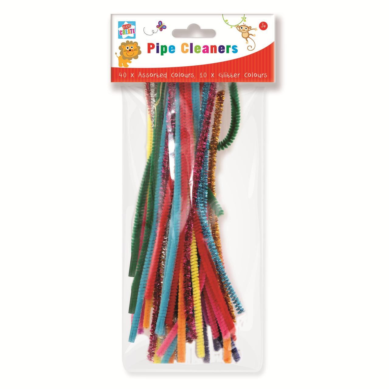 Kids Create 50 Assorted Pipe Cleaners 3+ 