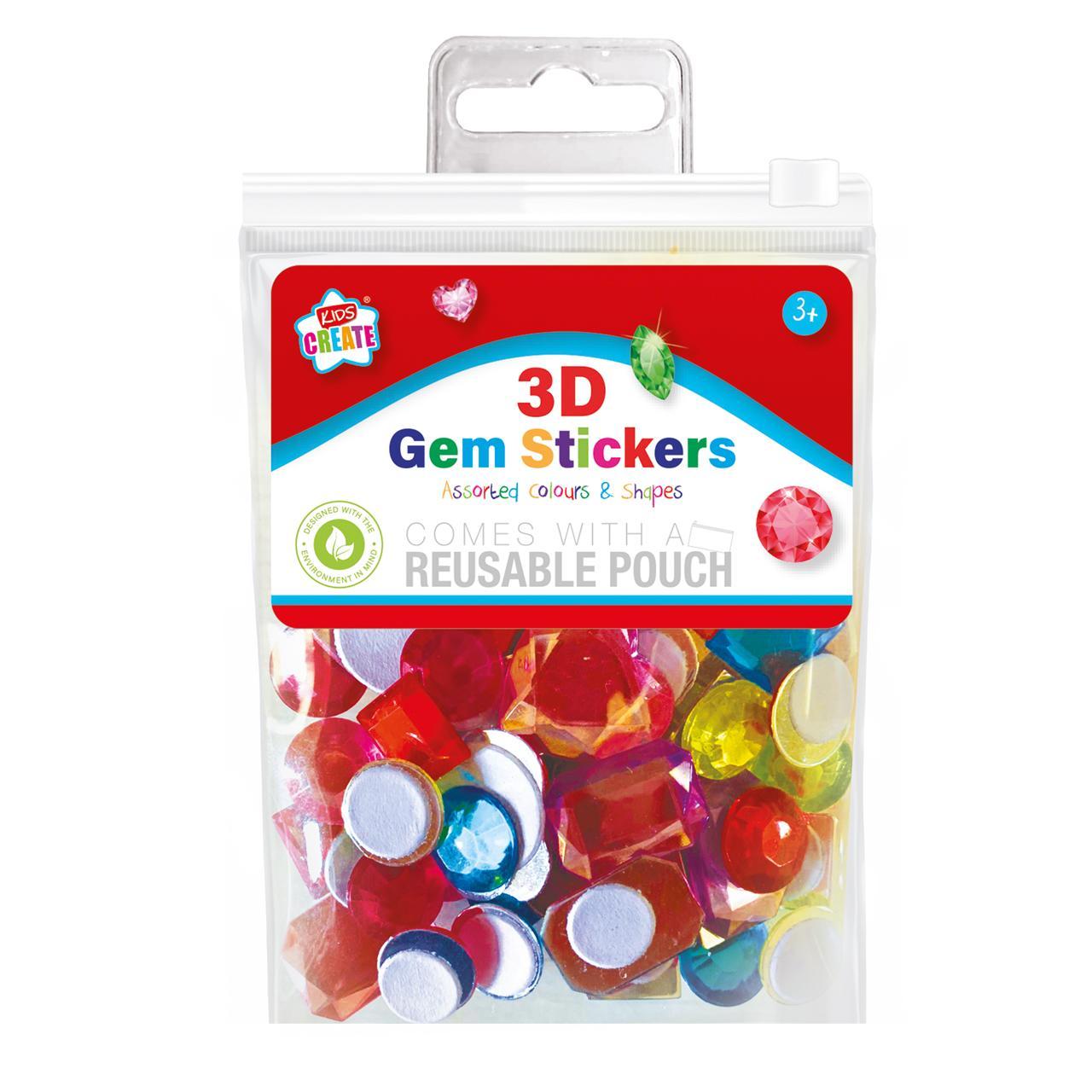 3D Gem Stickers