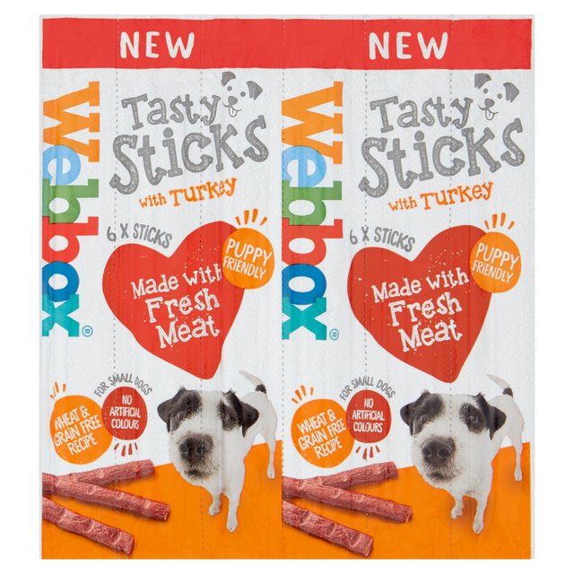 Webbox Dog Tasty Turkey Sticks  30g