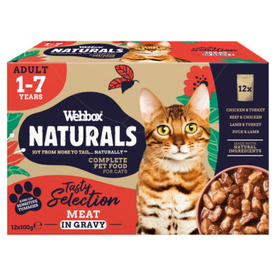 Webbox Natural Complete Mixed Selection In Gravy  12 x 100g