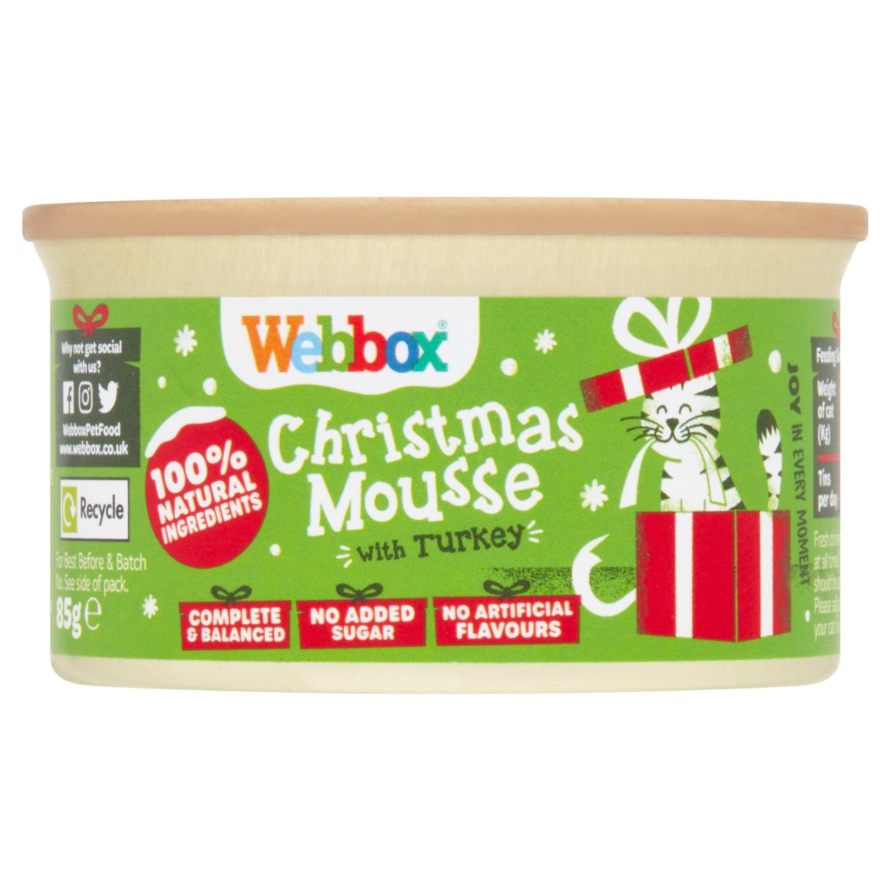 Webbox Christmas Cat Mousse