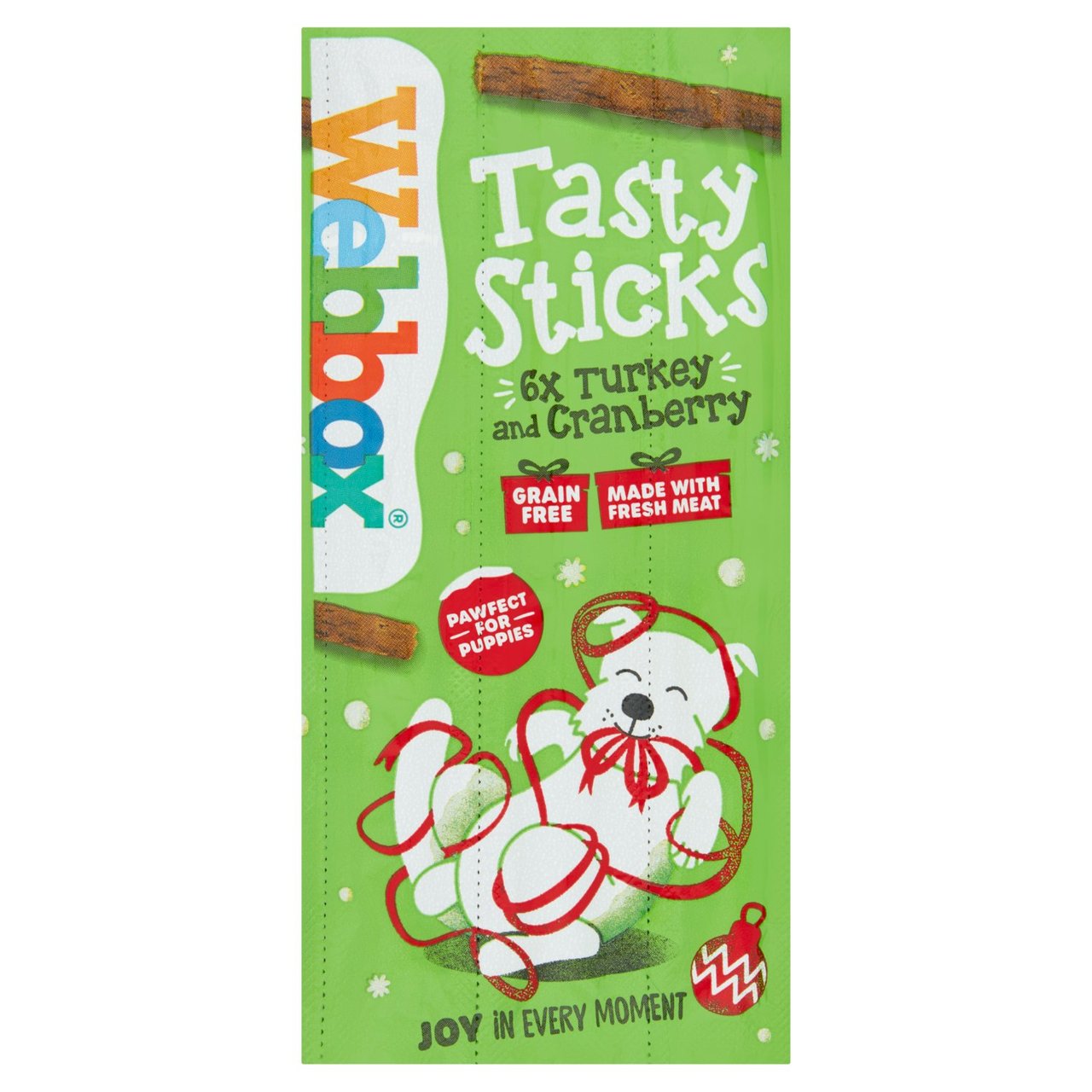 Webbox Christmas Dog Sticks Turkey & Cranberry